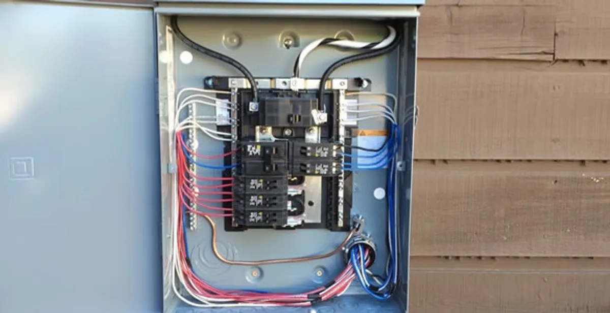 electrical panel upgrade service featuring newly installed electrical panel wired by licensed electricians in Detroit, MI