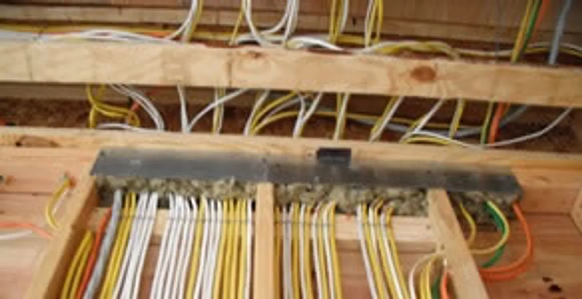 new construction wiring services with organized electrical rough-in performed by licensed electricians in Detroit, MI