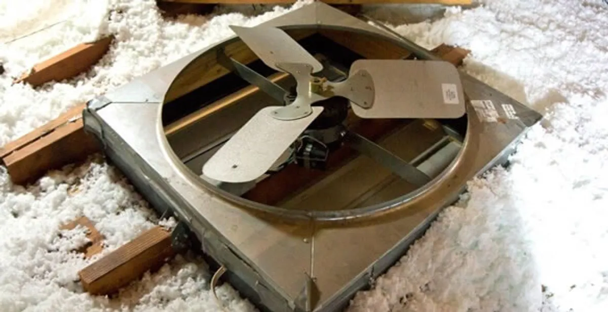 whole house fan installation services with attic-mounted ventilation unit in Detroit, MI